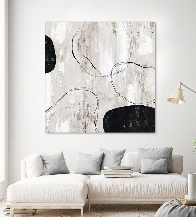 Œuvre d’art murale Giant Art « Falling Stones » 72 x 72