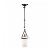 Luminaire suspendu de style applique murale cylindrique Brydon noir et nickel brossé à 1 ampoule