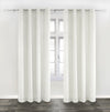 Rideau en lin à oeillets Circle 52 po x 96 po (ensemble de 2) - blanc