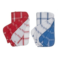 Paquet de 6 linges à vaisselle à motif gaufré - ensemble de 2 paquets de linge pour la cuisine