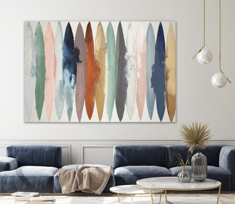 Œuvre d’art murale Giant Art « Even Flow V7 » 84 x 54