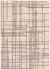 Carpette Sadie Burburry argent-noir - 7 pi 10 pox 10 pi 2 po