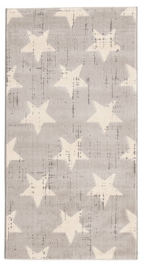 Carpette Ira gris clair 2 pi 8 po x 4 pi 11 po