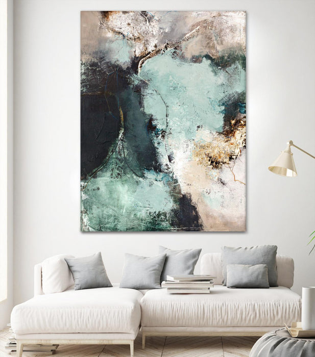 Œuvre d’art murale Giant Art « Great Green » 72 x 54