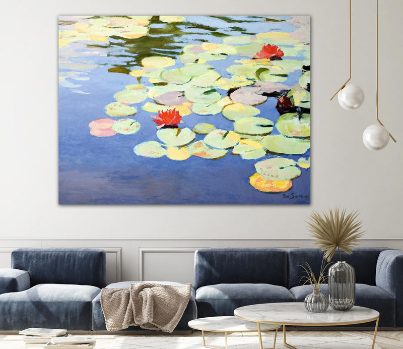 Œuvre d’art murale Giant Art « Mello And Marvelous » 72 x 54