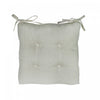 Coussin de chaise beige - ensemble de 2 