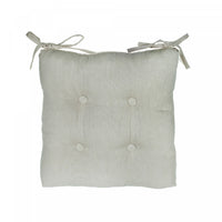 Coussin de chaise beige - ensemble de 2