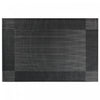 Napperon anthracite en vinyle de style classique - ensemble de 12