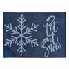 Napperon 13 x 18 en tapisserie « Let It Snow » - ensemble de 12
