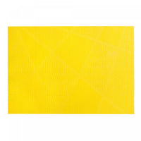 Napperon jaune en vinyle à motif électrisant - ensemble de 12