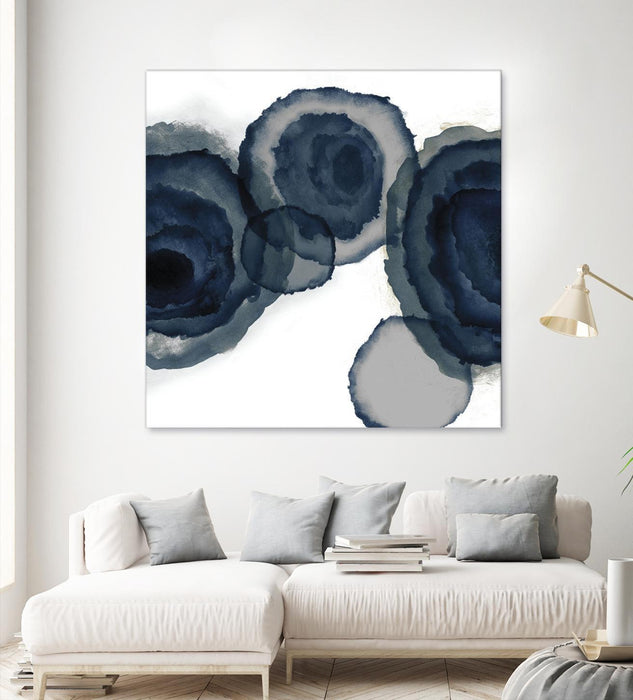 Œuvre d’art murale Giant Art « Blotted Ink Ii » 54 x 54