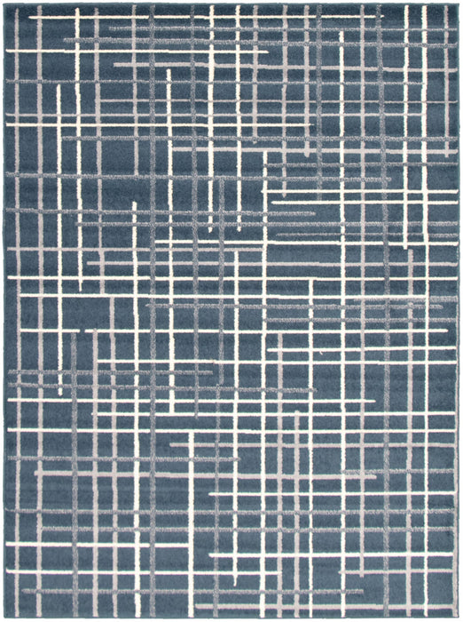 Carpette Taite couleur pétrole - 3 pi 11 pox 5 pi 7 po