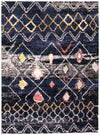 Carpette Makondo Classic bleu marin - 8 pi 0 pox 10 pi 0 po