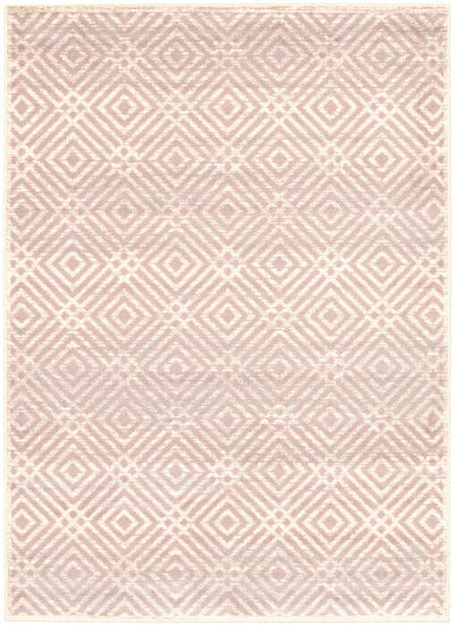 Carpette Electra argent-rose - 7 pi 10 pox 10 pi 2 po