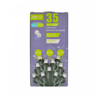 Jeu de 35 lumières à DEL de 5 mm pour l’intérieur et l’extérieur avec ampoules transparentes - ensemble de 2 jeux de lumières de Noël