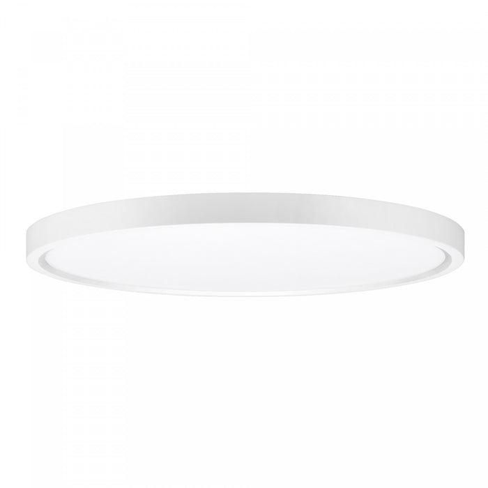 Plafonnier affleuré blanc à 1 ampoule à DEL