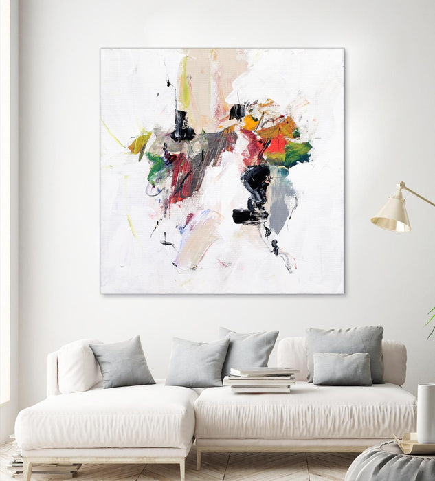 Œuvre d’art murale Giant Art « Go For It » 54 x 54