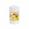 Chandelle pilier parfumée de 2,75 po x 5 po à arôme d’agrumes et gingembre - ensemble de 2 chandelles