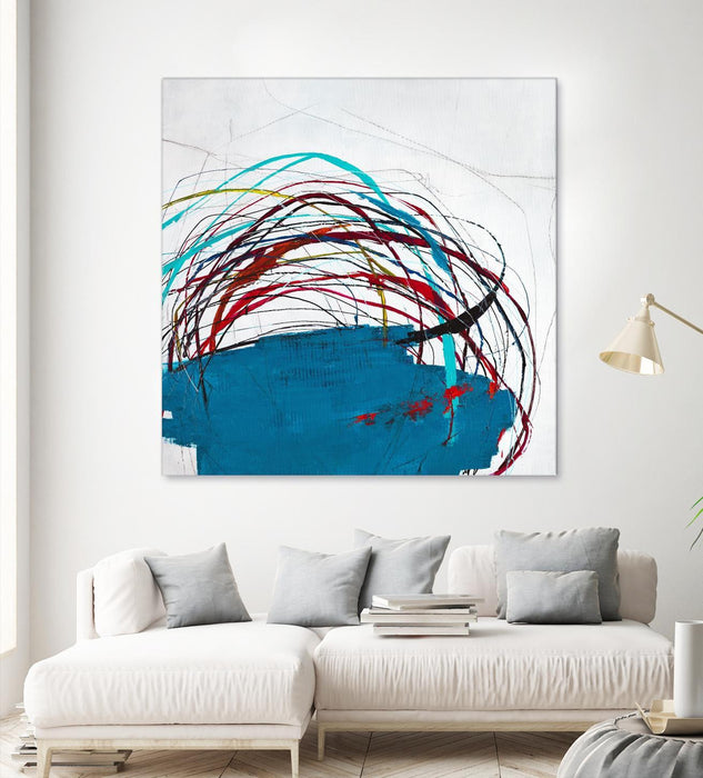 Œuvre d’art murale Giant Art « Thimble And Twine » 54 x 54