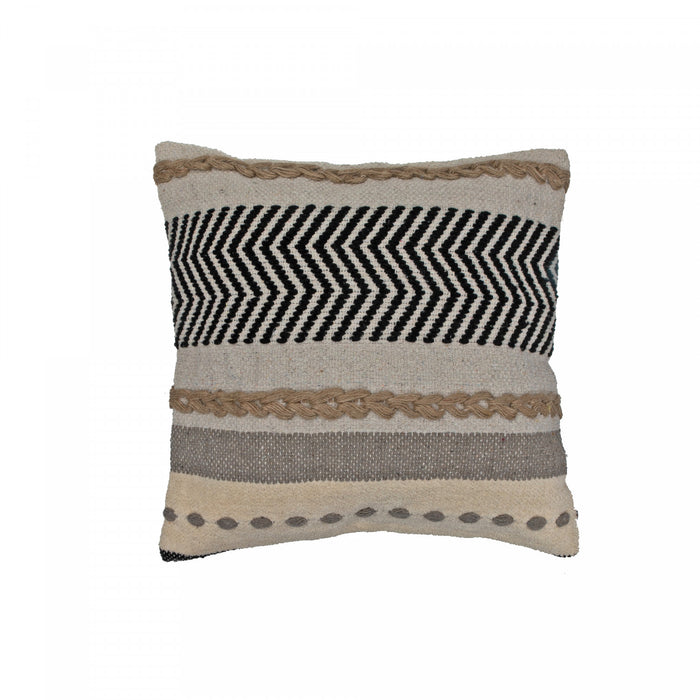 Coussin en coton tissé à la main à motif regalia - ensemble de 2 coussins