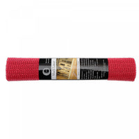 Tapis antidérapant rouge de 12 po x 60 po en PVC - ensemble de 6 articles de rangement pour la cuisine