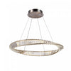 Luminaire suspendu Stella nickel satiné à DEL de 50 W