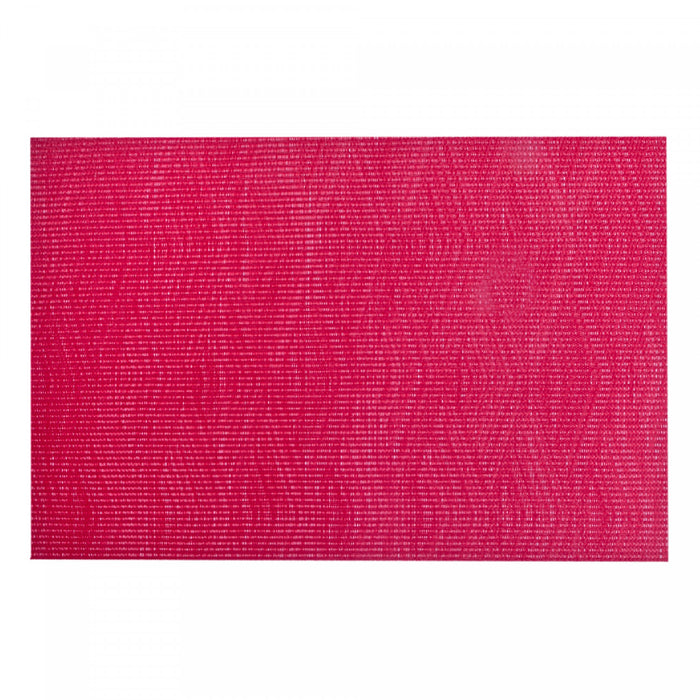 Napperon Remi rouge en vinyle - ensemble de 12