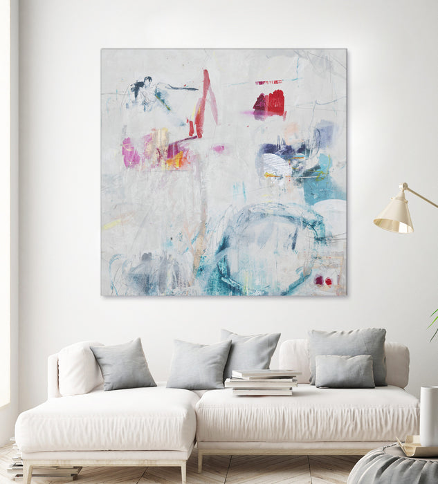 Œuvre d’art murale Giant Art « Lullaby Wishes » 54 x 54