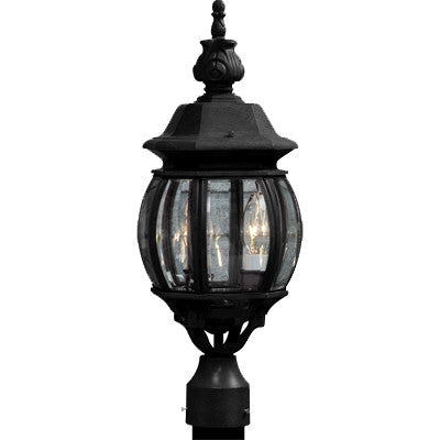 Lampadaire II Classico noir à 3 ampoules