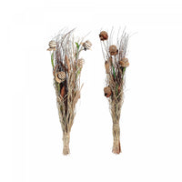 Bouquet floral séché exotique de 120 cm avec fleurs artificielles