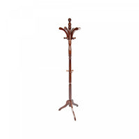 Portemanteau Kathy en bois de couleur acajou