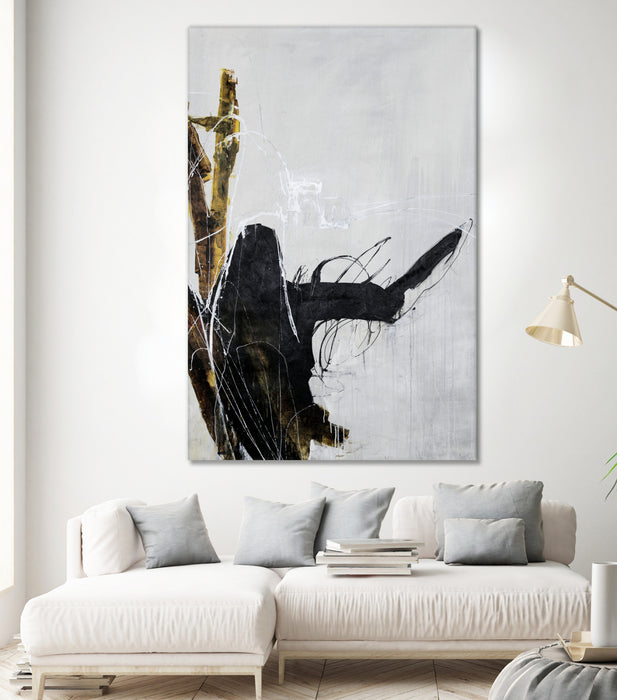 Œuvre d’art murale Giant Art « Lever Down » 72 x 48