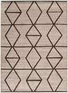 Carpette Anandi gris-brune - 7 pi 10 pox 10 pi 2 po