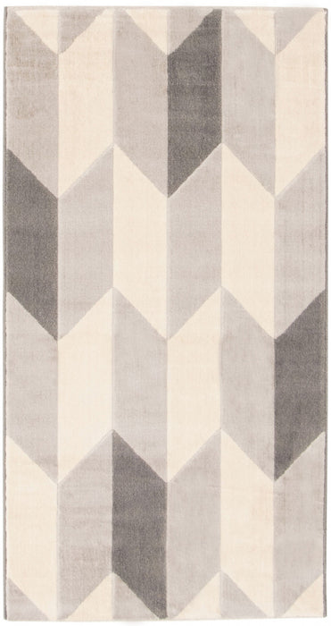 Carpette Zima grise 2 pi 8 po x 4 pi 11 po