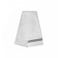 Essuie-mains brodé luxueux 16 x 27 blanc - ensemble de 6 serviettes