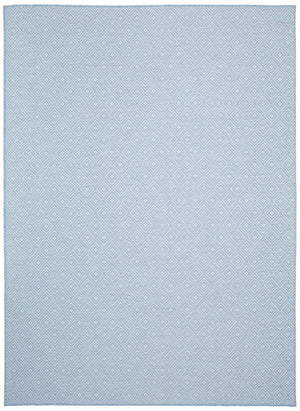 Carpette Neisha Diamond bleu clair 6 pi 7 po x 9 pi 6 po