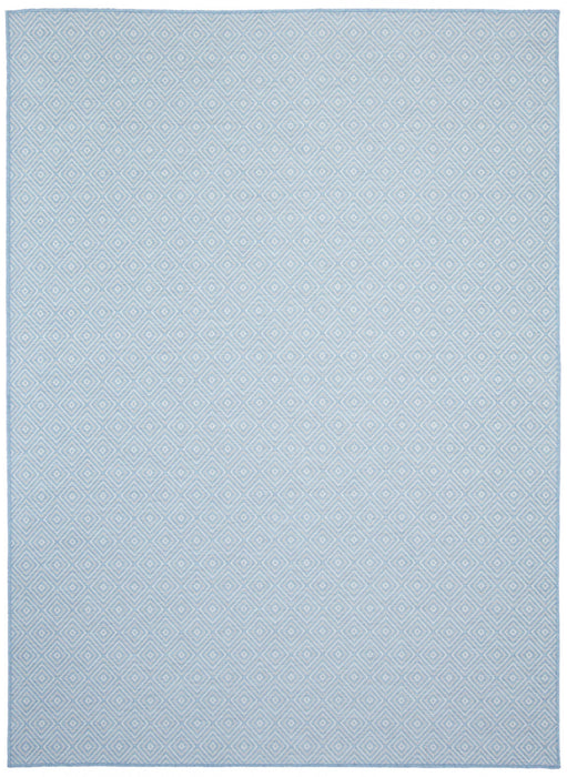 Carpette Neisha Diamond bleu clair 6 pi 7 po x 9 pi 6 po