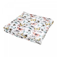 Coussin carré stylé 16 po x 16 po à motif de papillons - ensemble de 2 coussins de chaise