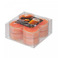 Paquet de 8 bougies chauffe-plats parfumées à arôme de citrouille épicée - ensemble de 2 paquets de bougies