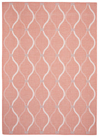 Carpette Neisha Abstract corail 5 pi 3 po x 7 pi 3 po