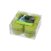 Paquet de 8 bougies chauffe-plats parfumées à arôme d’escapade tropicale - ensemble de 2 paquets de bougies