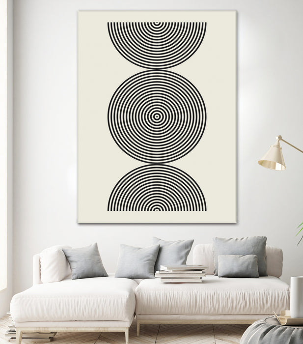 Œuvre d’art murale Giant Art « Simplicity Ii » 72 x 54