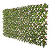 Treillis de PVC extensible 36 po x 72 po avec feuilles de gardénia