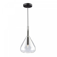 Luminaire suspendu Conic noir à 1 ampoule