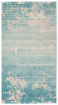 Carpette Janaki bleu sarcelle 2 pi 8 po x 4 pi 11 po