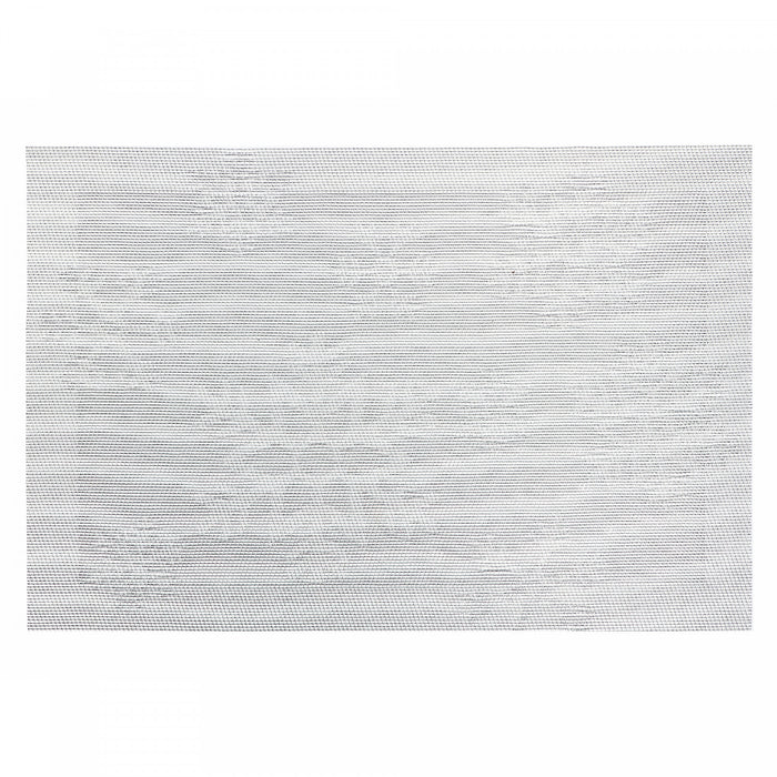 Napperon argenté en vinyle à motif de flocons de neige - ensemble de 12