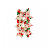 3 boucles à motif de camions rouges - ensemble de 6 articles d’emballage-cadeau