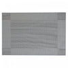 Napperon anthracite en vinyle de style classique - ensemble de 12