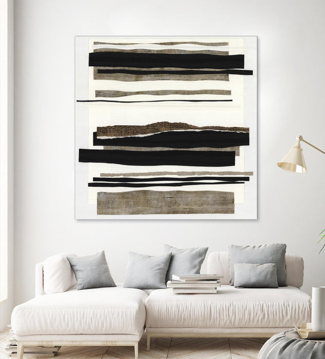 Œuvre d’art murale Giant Art « Time After Time I » 54 x 54