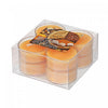 Paquet de 8 bougies chauffe-plats parfumées à arôme de délice d’automne - ensemble de 2 paquets de bougies